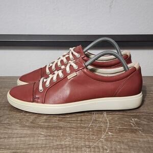 Ecco Soft 7 Women's Casual Comfort Shoes Sneakers Size 10 Red